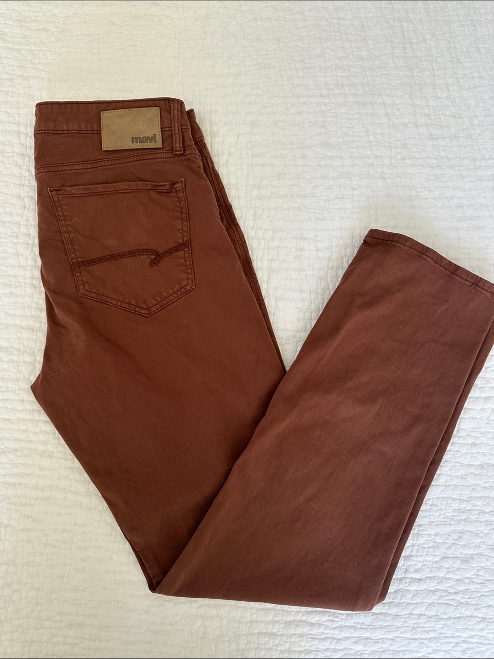 Mavi Men's Rust Jeans - Slim Straight Fit 34x34